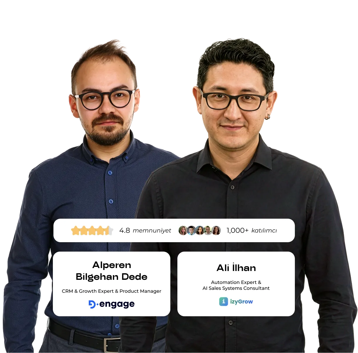 GoIT Yapay Zeka ile Satış ve Pazarlama kursu eğitmenleri